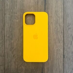 Apple Yellow Silicone Phone Case